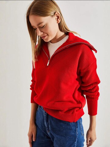 Pull-over 'Pullover' Bianco Lucci en rouge