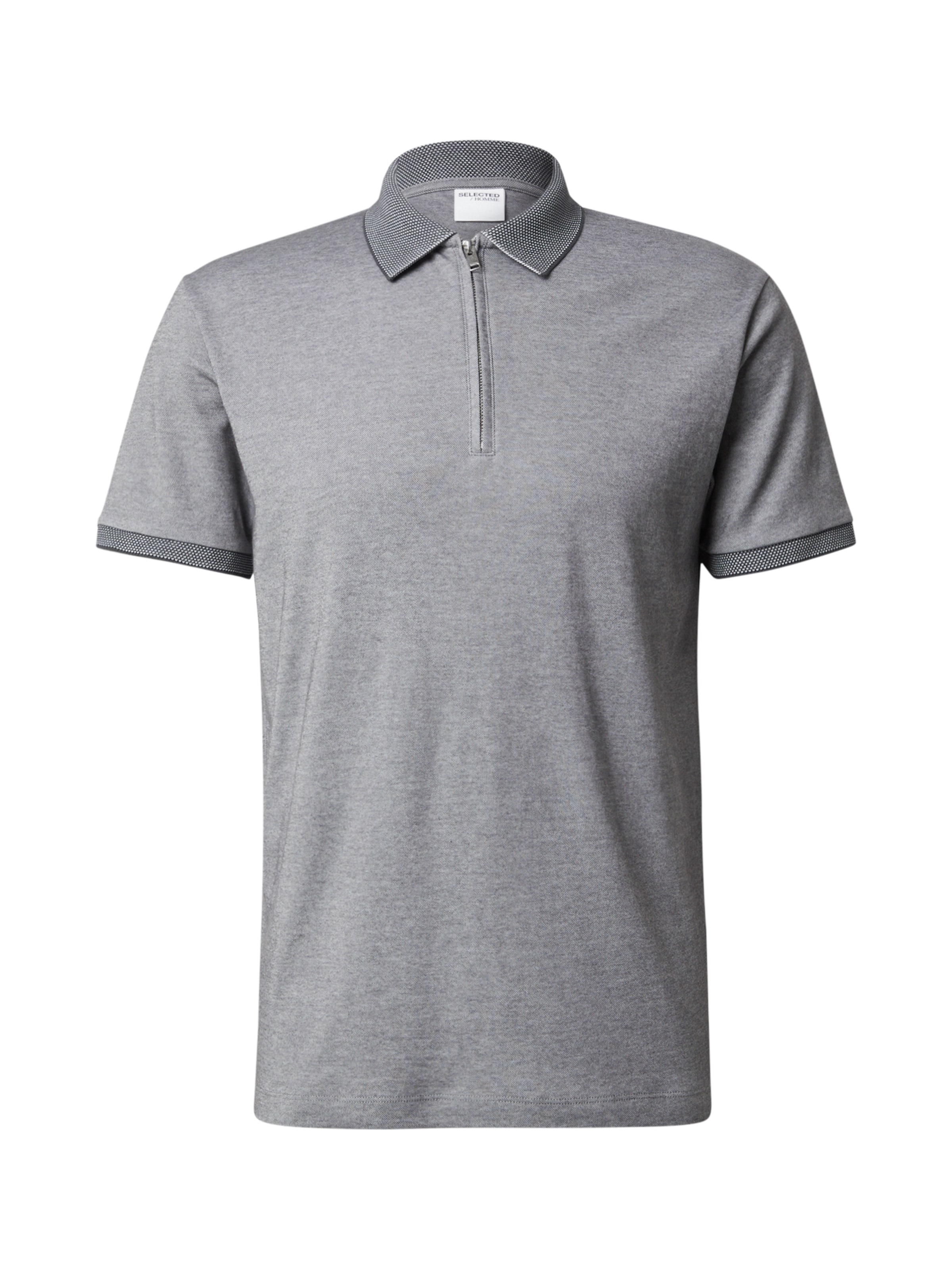 SELECTED - Camiseta 'Fave' en gris: frente