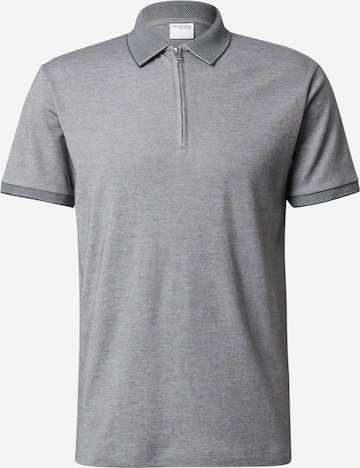 T-Shirt 'Fave' SELECTED en gris : devant