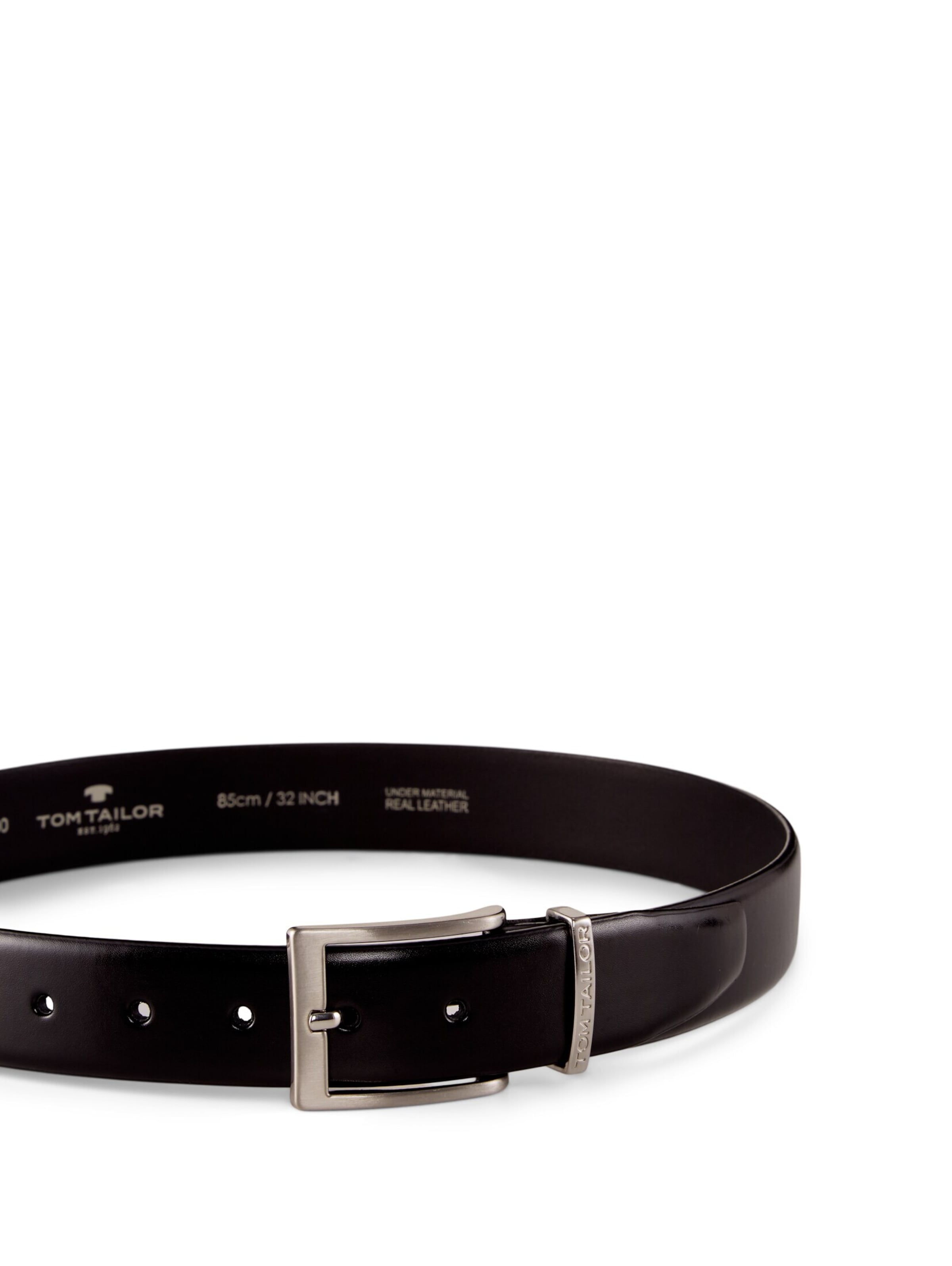 Ceinture 'Bill' TOM TAILOR en noir