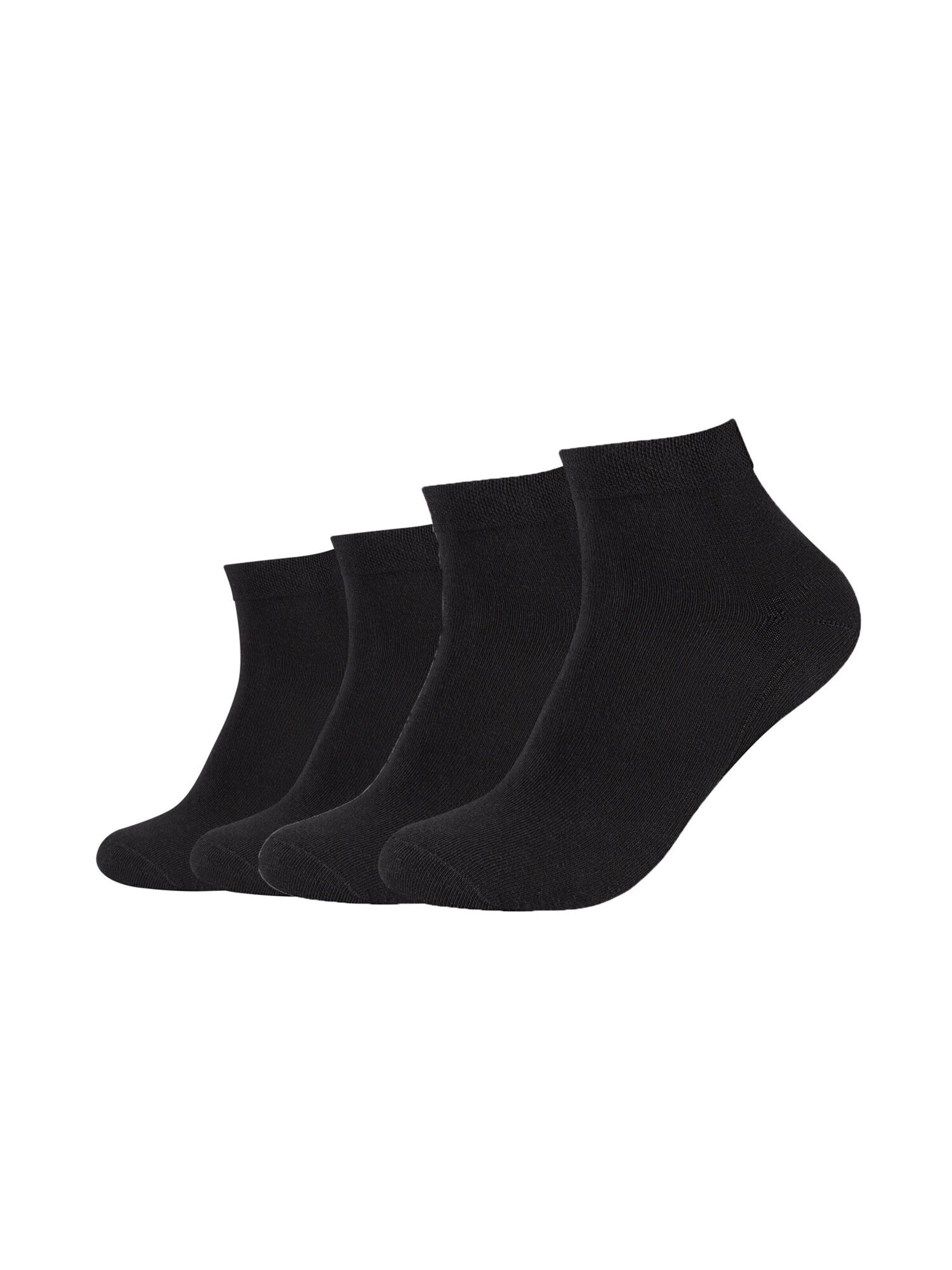camano Socken 'Bamboo' in Schwarz: Vorderseite