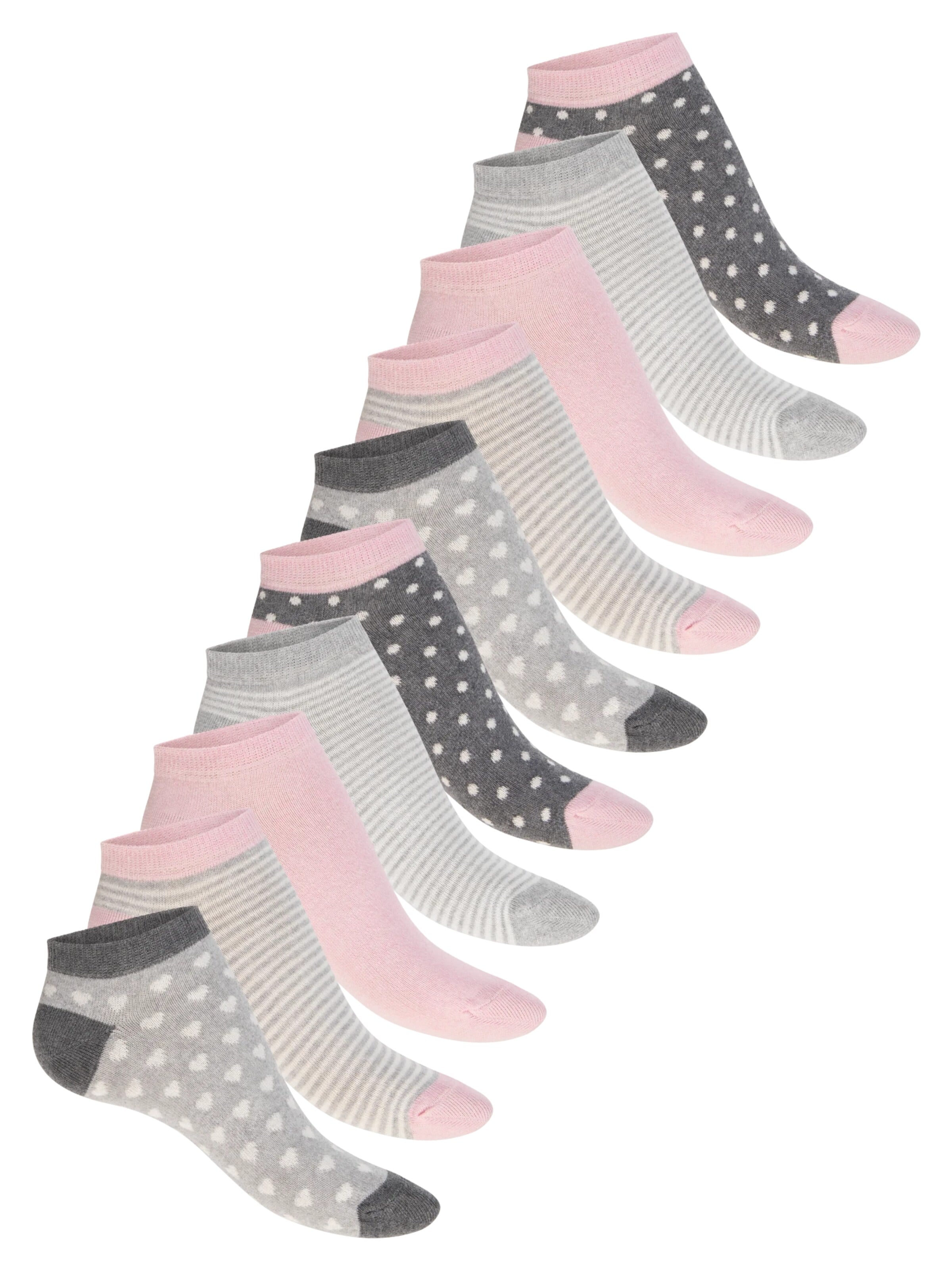 celodoro Ankle Socks 'cute socks' in Grey: front