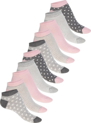 celodoro Füßlinge 'cute socks' in Grau: Vorderseite