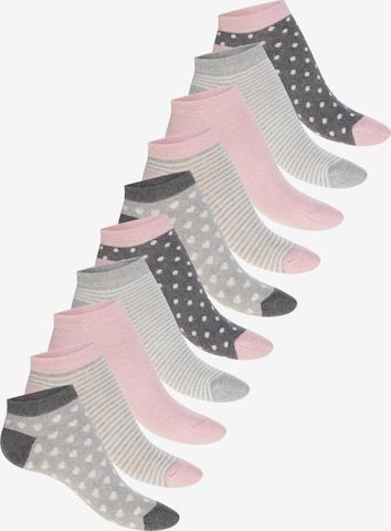 celodoro Ankle Socks 'cute socks' in Grey: front