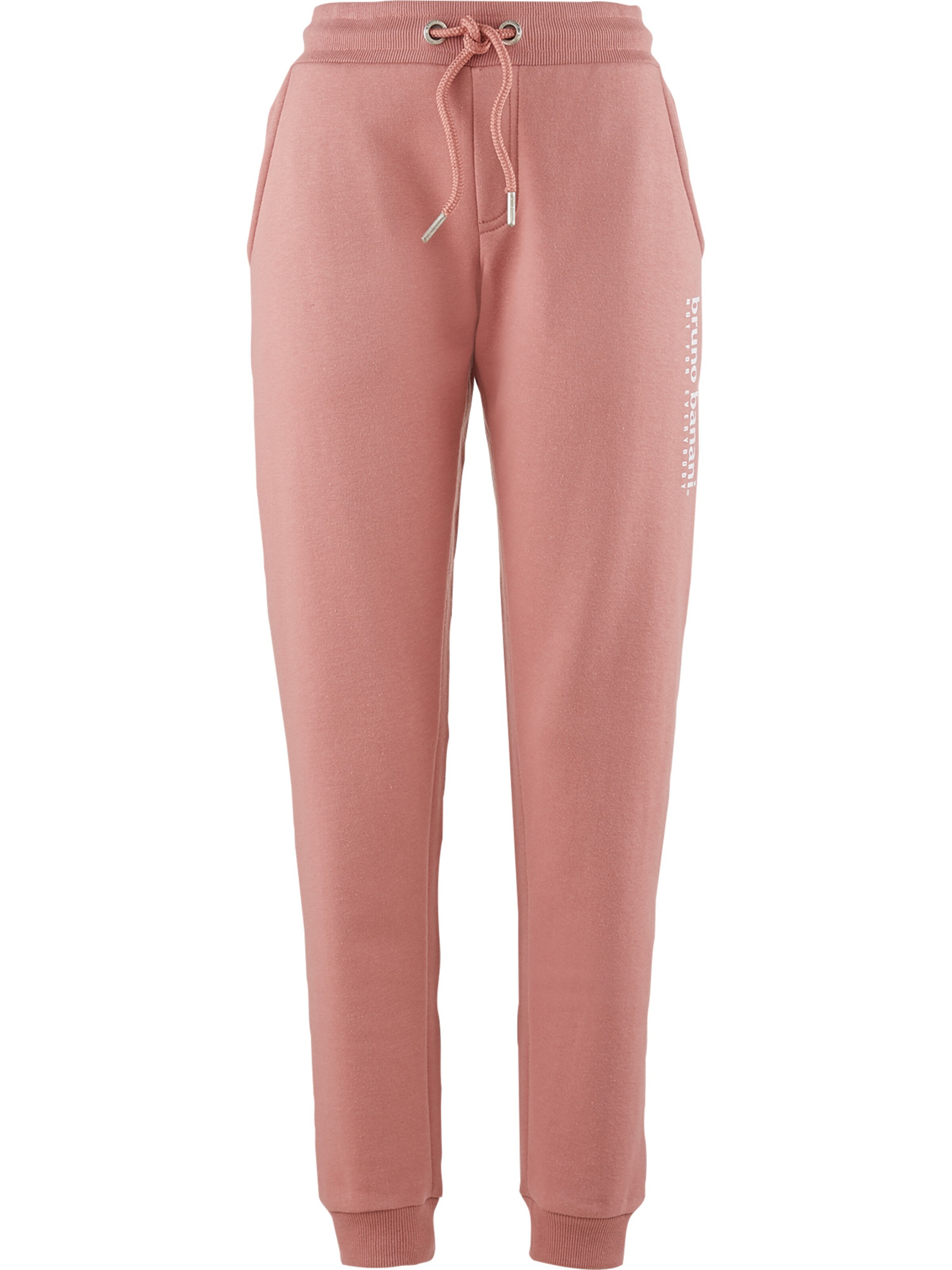 Effilé Pantalon 'Carson' Bruno Banani en rose : devant
