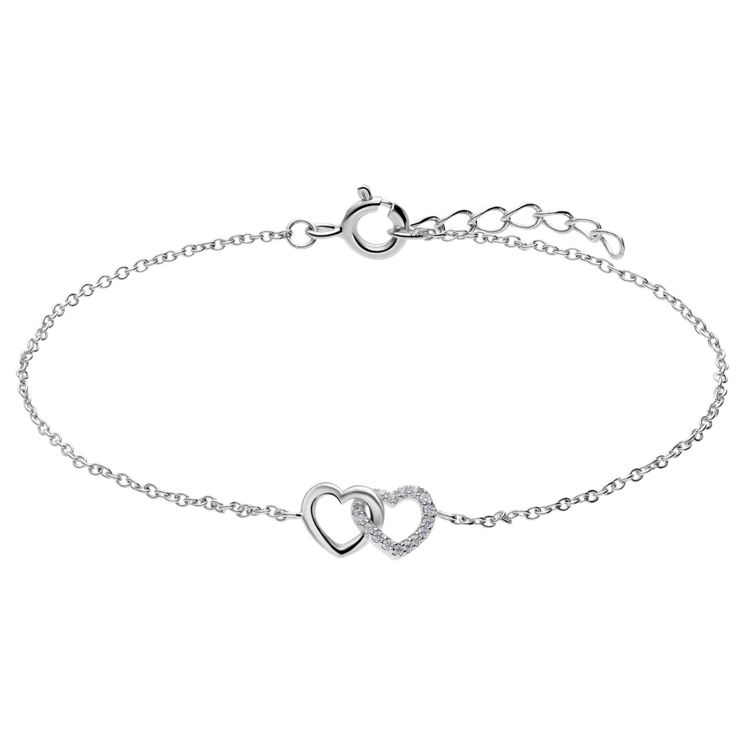 Lucardi Armband in Silber: Vorderseite