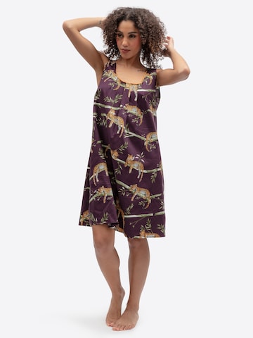 Cyberjammies - Camiseta de noche 'Wild Slumber' en rojo: frente