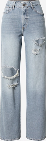 River Island Zvonové kalhoty Džíny – modrá: přední strana