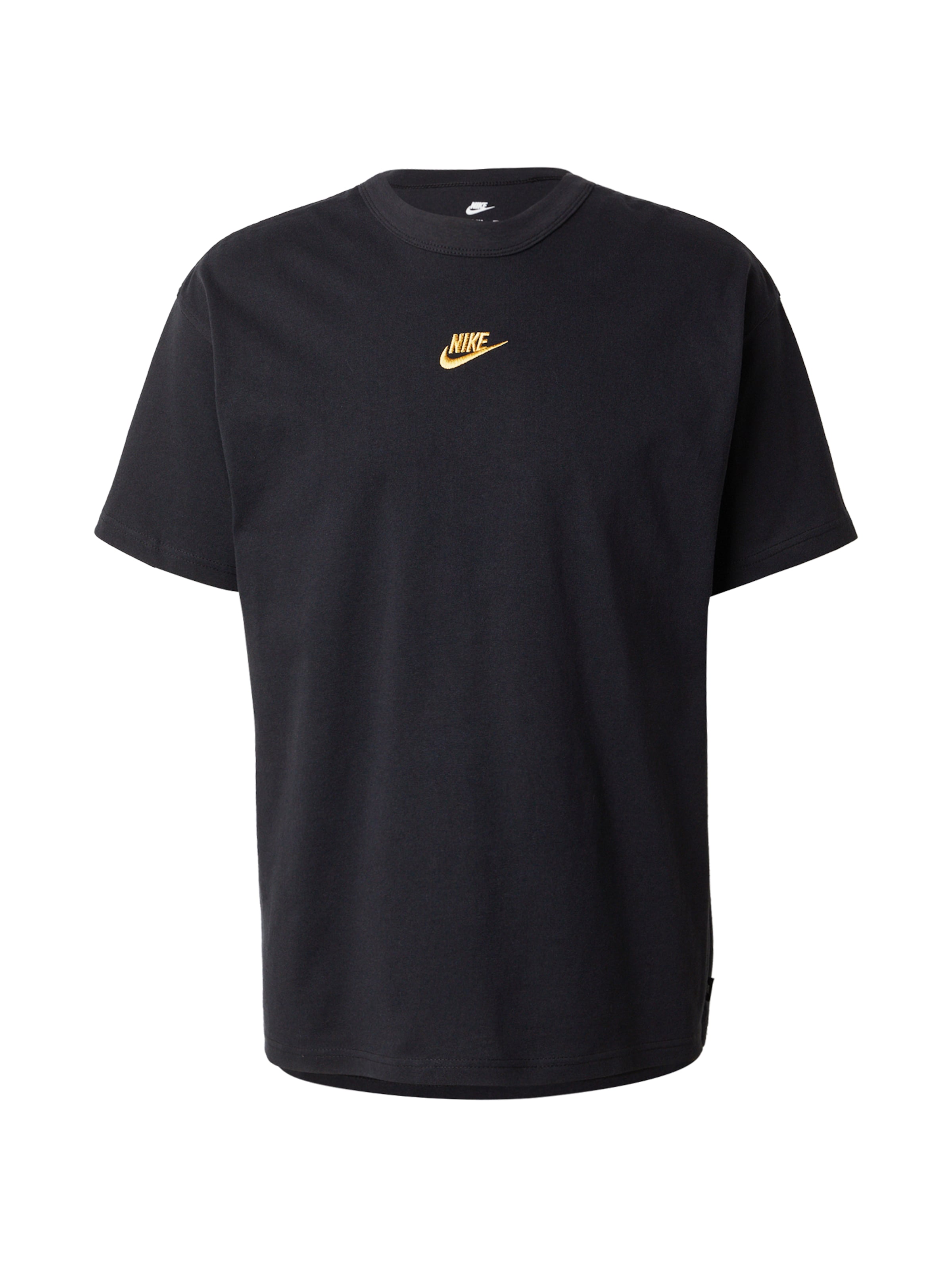Tricou 'Premium Essential' de la Nike Sportswear pe negru: față