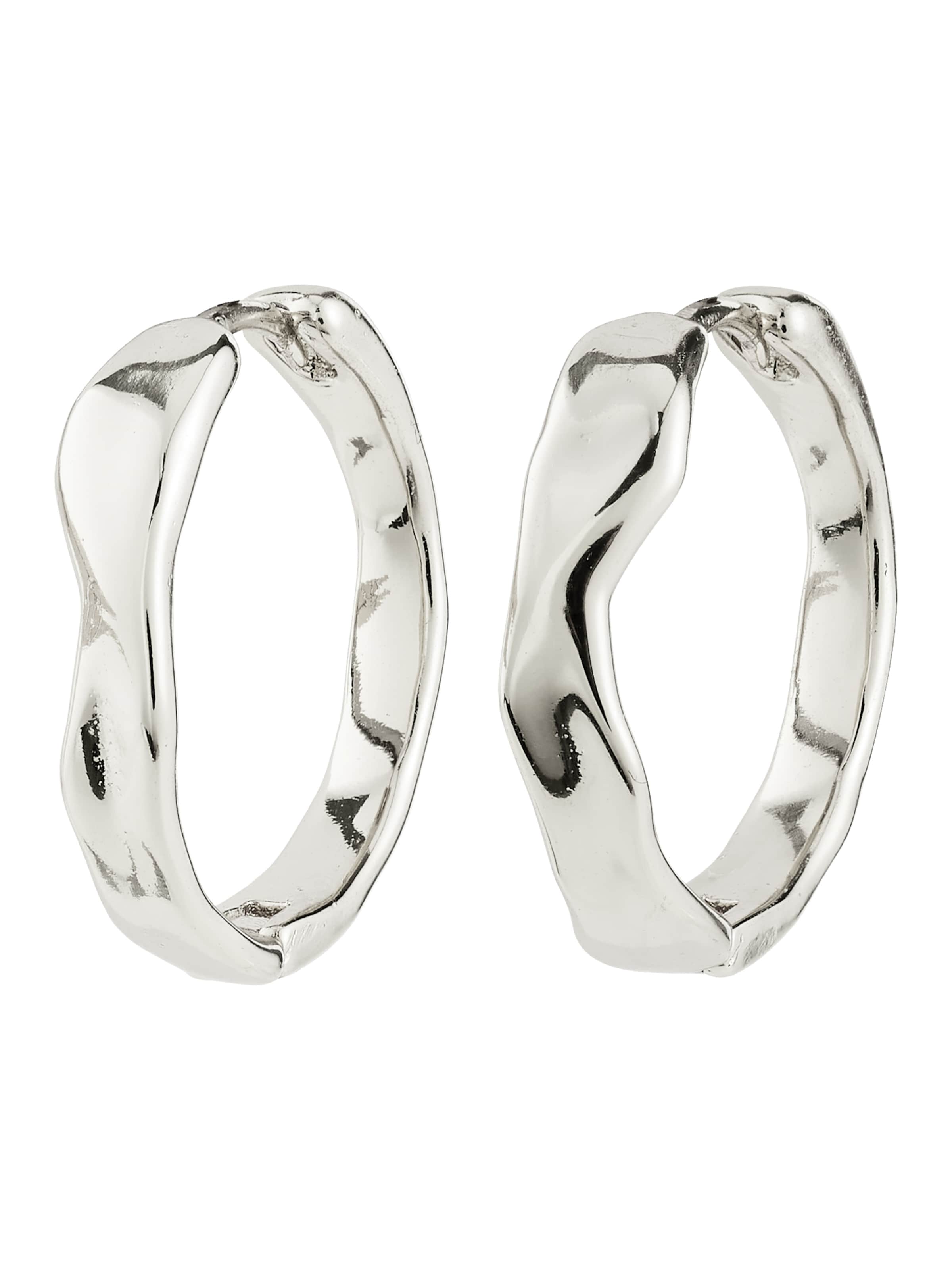 sidabrinė Pilgrim Auskarai 'Ember': priekis