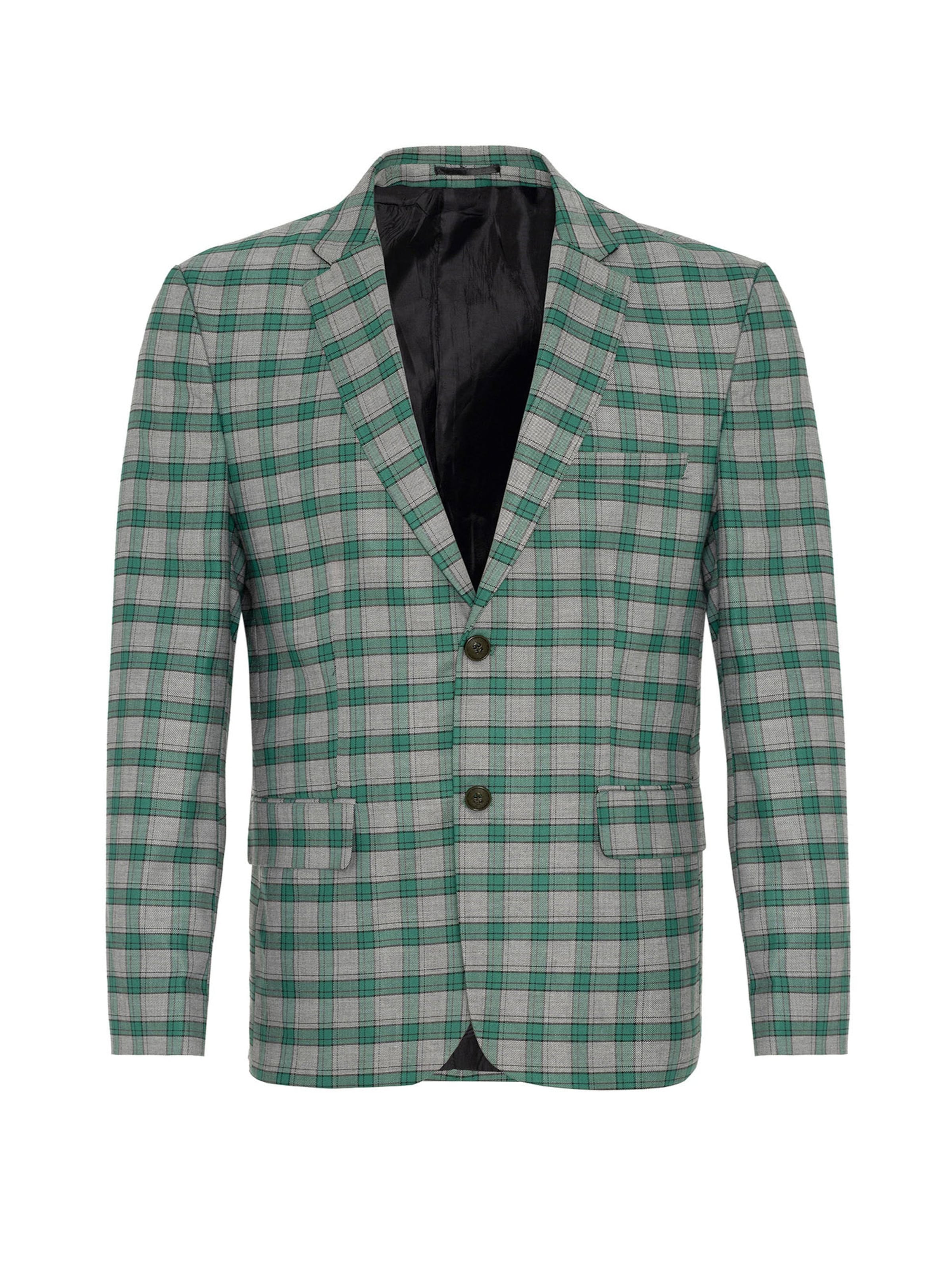 Green plaid blazer mens hotsell