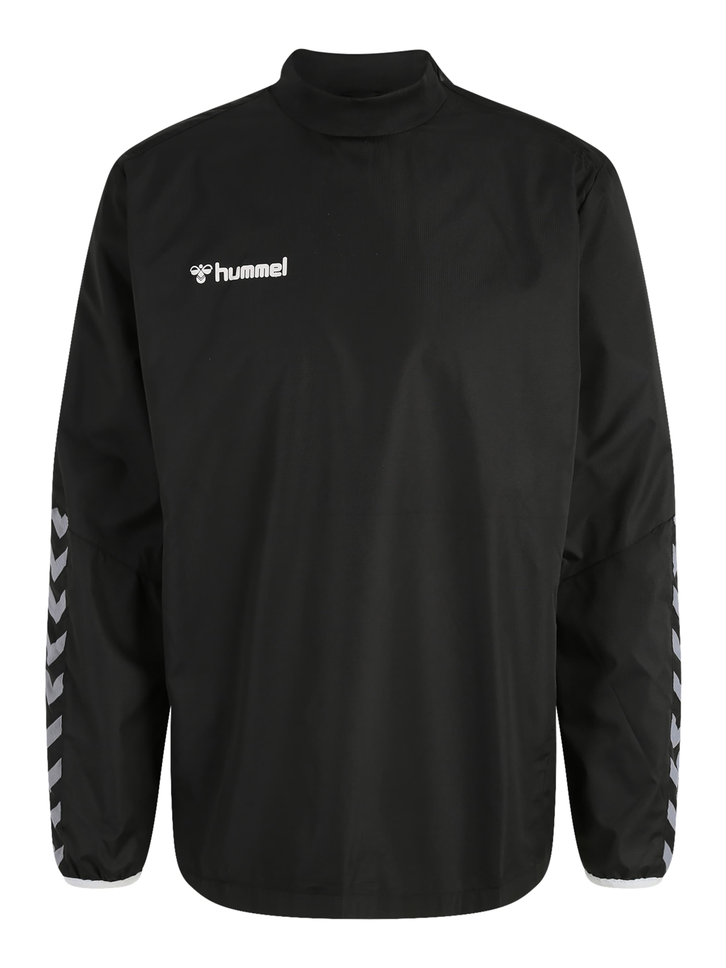Hummel Sportjacke 'Authentic' in Schwarz: Vorderseite