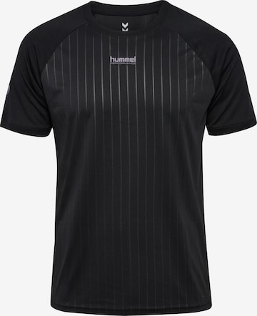 T-Shirt fonctionnel Hummel en noir : devant