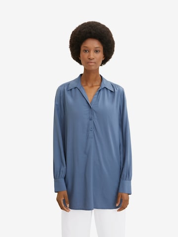 Camicia da donna di TOM TAILOR in blu: frontale