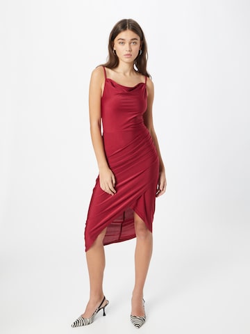 Skirt & Stiletto Cocktail Dress 'AMELIA' in Red: front