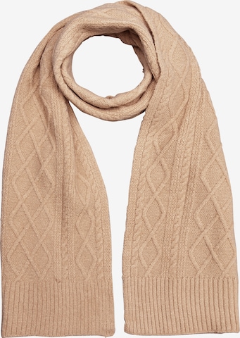 COMMA Scarf in Beige: front