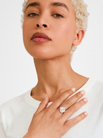 PilgrimPrsten 'Air' - srebro boja