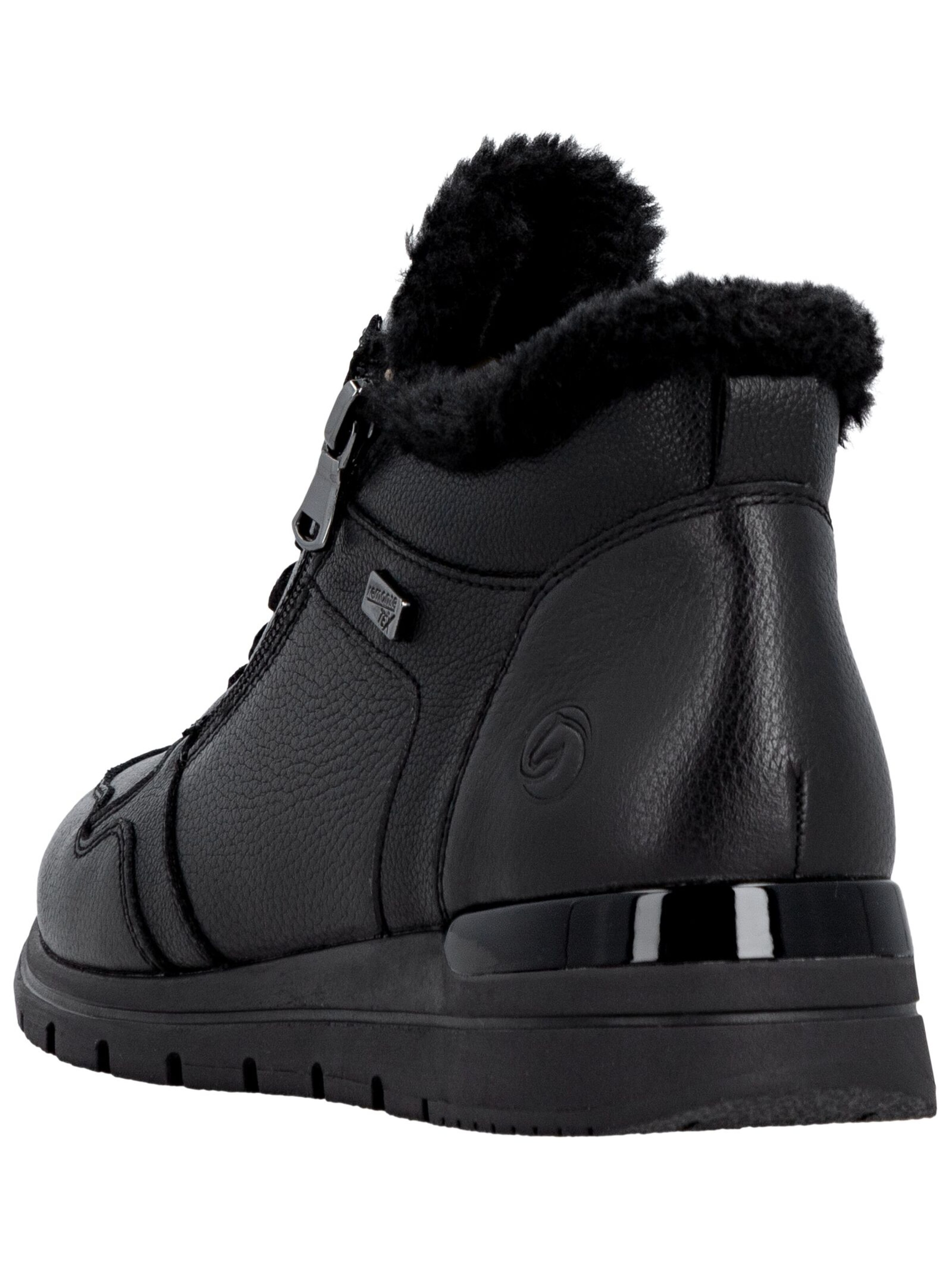 REMONTE Schnürstiefelette in Schwarz