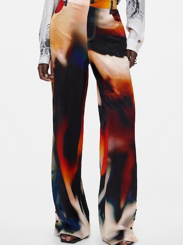 Desigual Wide leg Trousers in Black: front