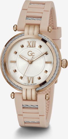 Gc Analog Watch 'CableBijou' in Pink: front