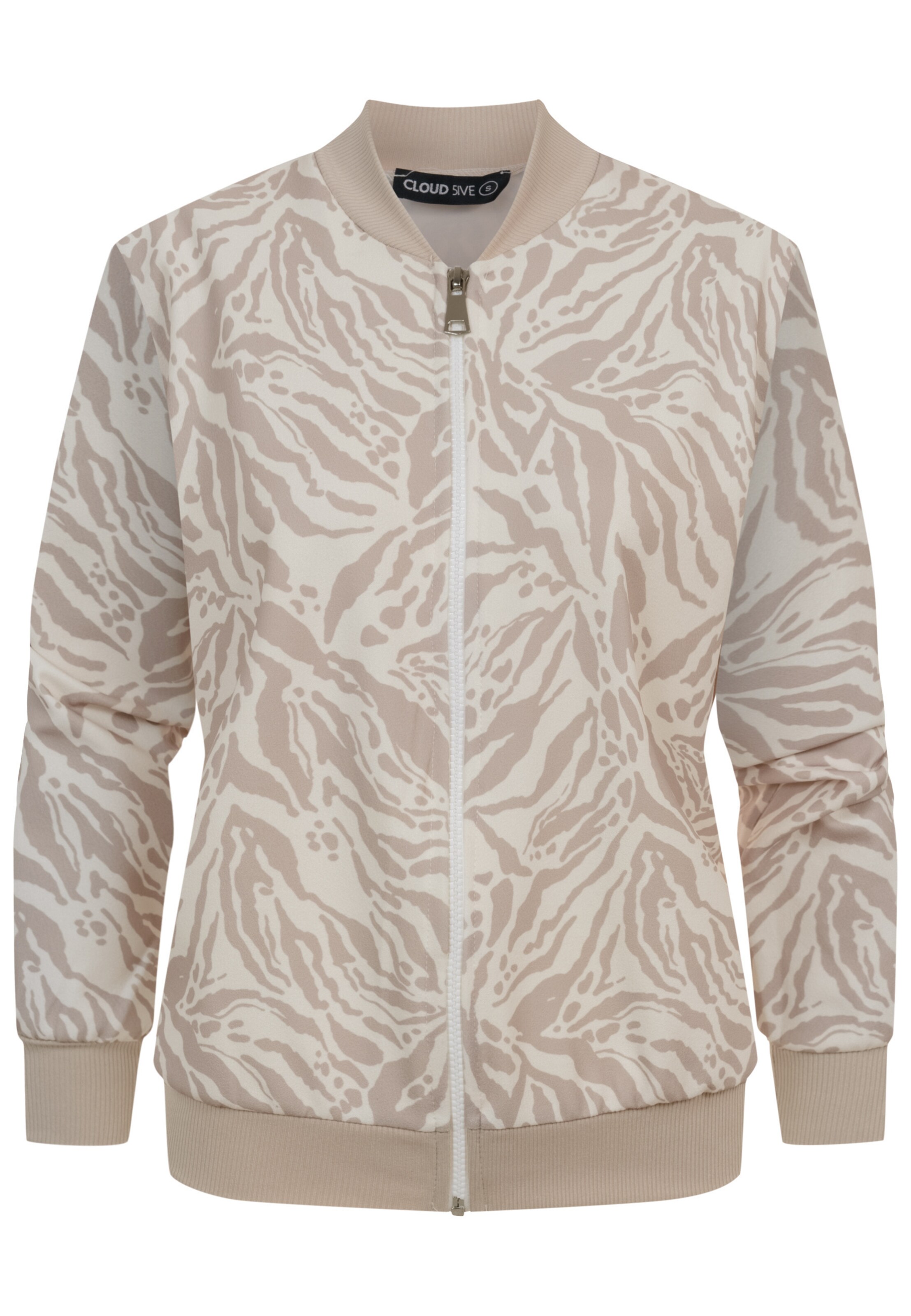 Cloud5ive Between-Season Jacket in Beige: front