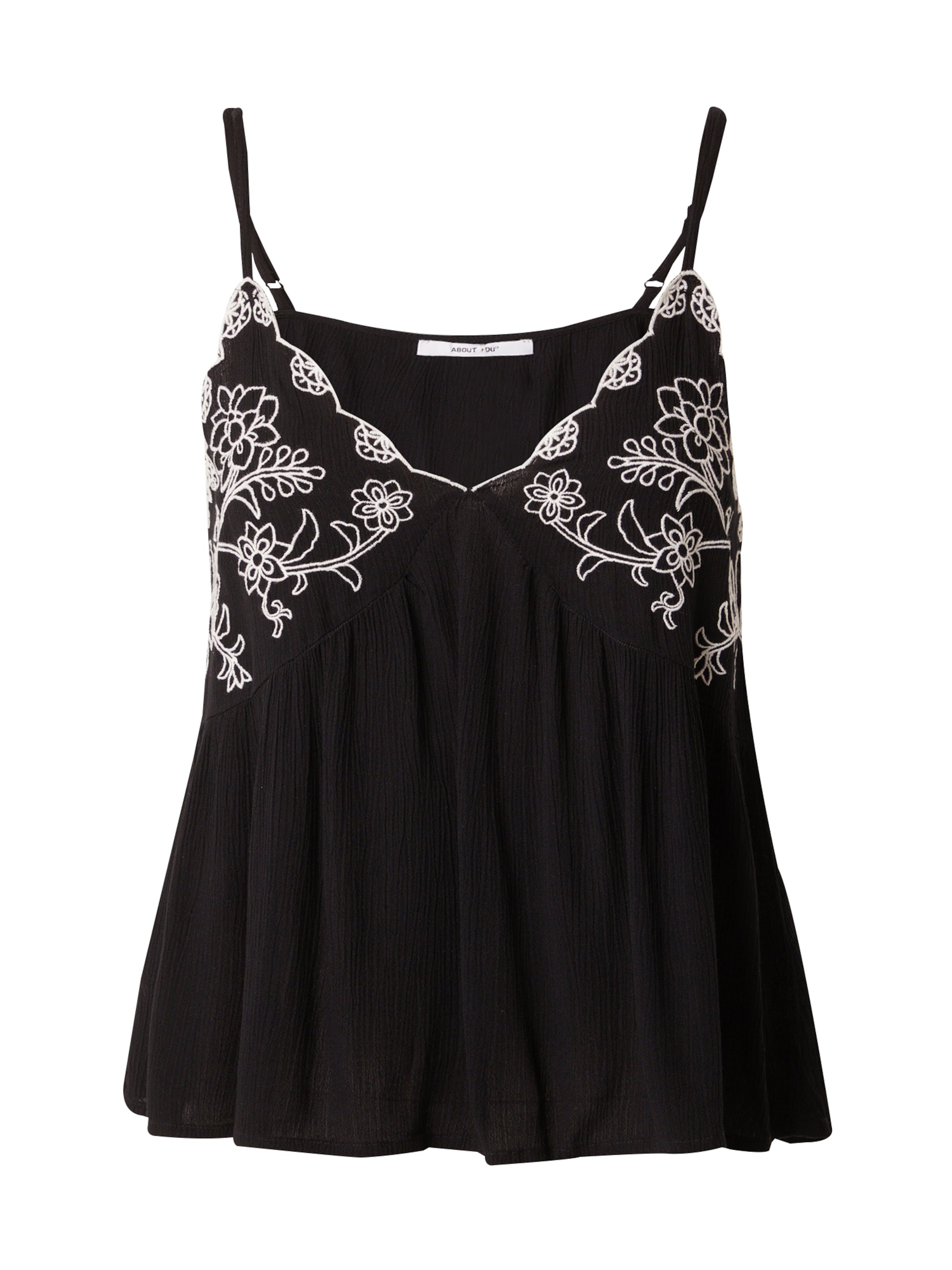 ABOUT YOU Top 'Ria' – černá: přední strana