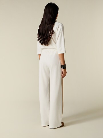oltre - Ropa ancha Pantalón en blanco