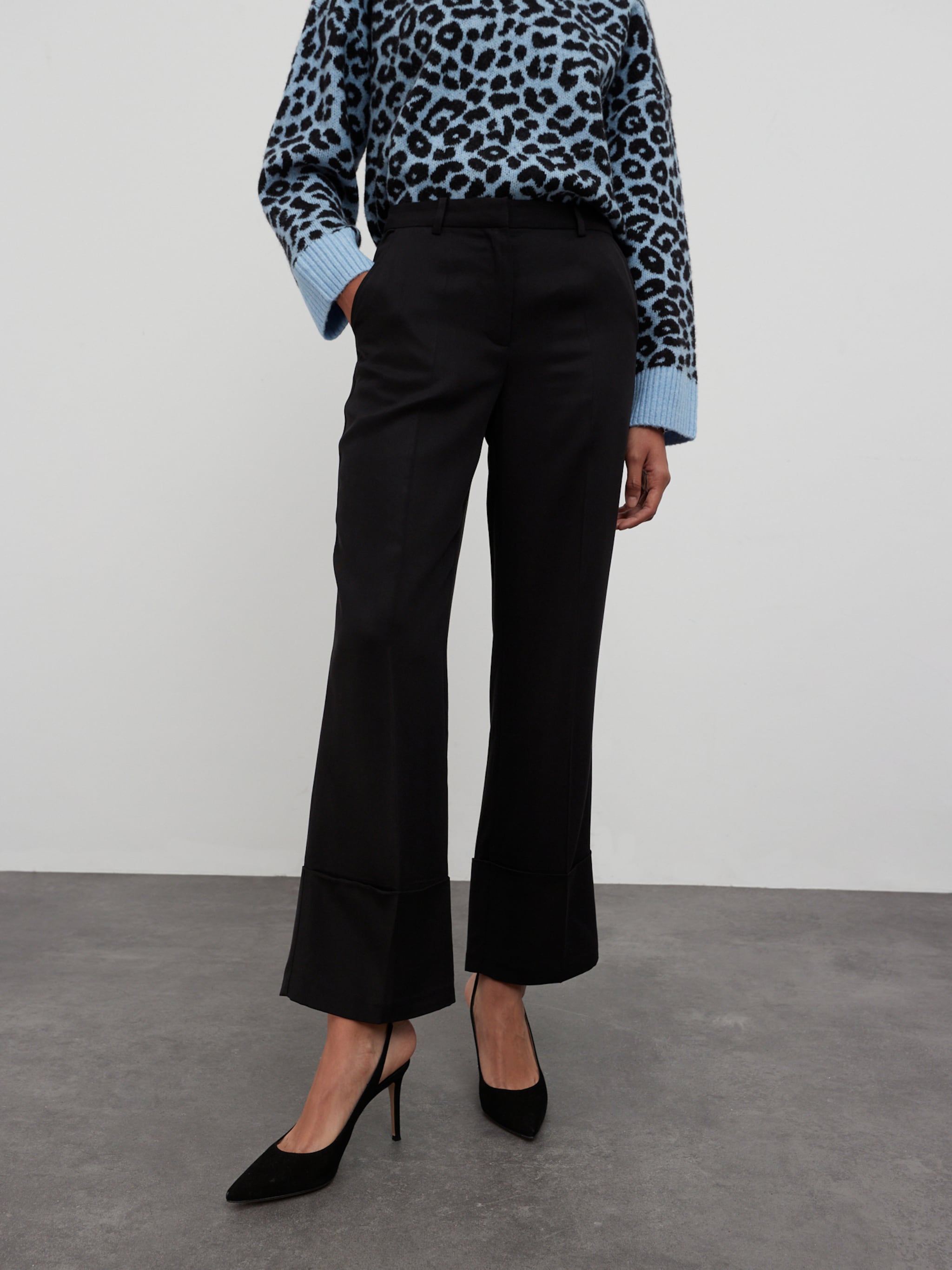 EDITED Productos Pantalón de pinzas 'Ida' negro