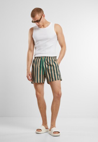 Urban Classics Board Shorts in Beige