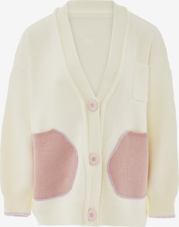 IMMY Strickjacke in Weiß: Vorderseite