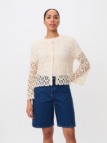 Masai Pullover 'Littalis' in Weiß: Vorderseite