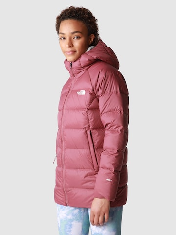 THE NORTH FACE Куртка в спортивном стиле 'Hyalite Down Hooded Parka' в Ярко-розовый: спереди