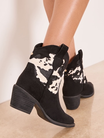 Bottes de cowboy Lipsy en noir
