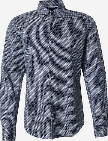 BOSSRegular Fit Košulja 'HAL' - plava boja: prednji dio