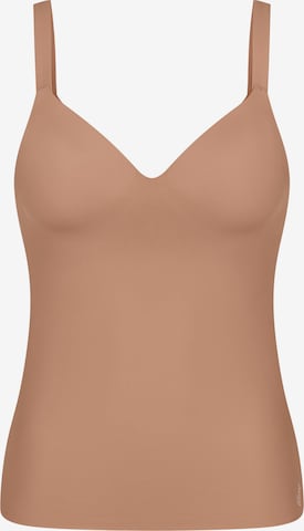 Haut ' Blue ZERO Feel 2.0 THE UP ' SLOGGI en beige : devant