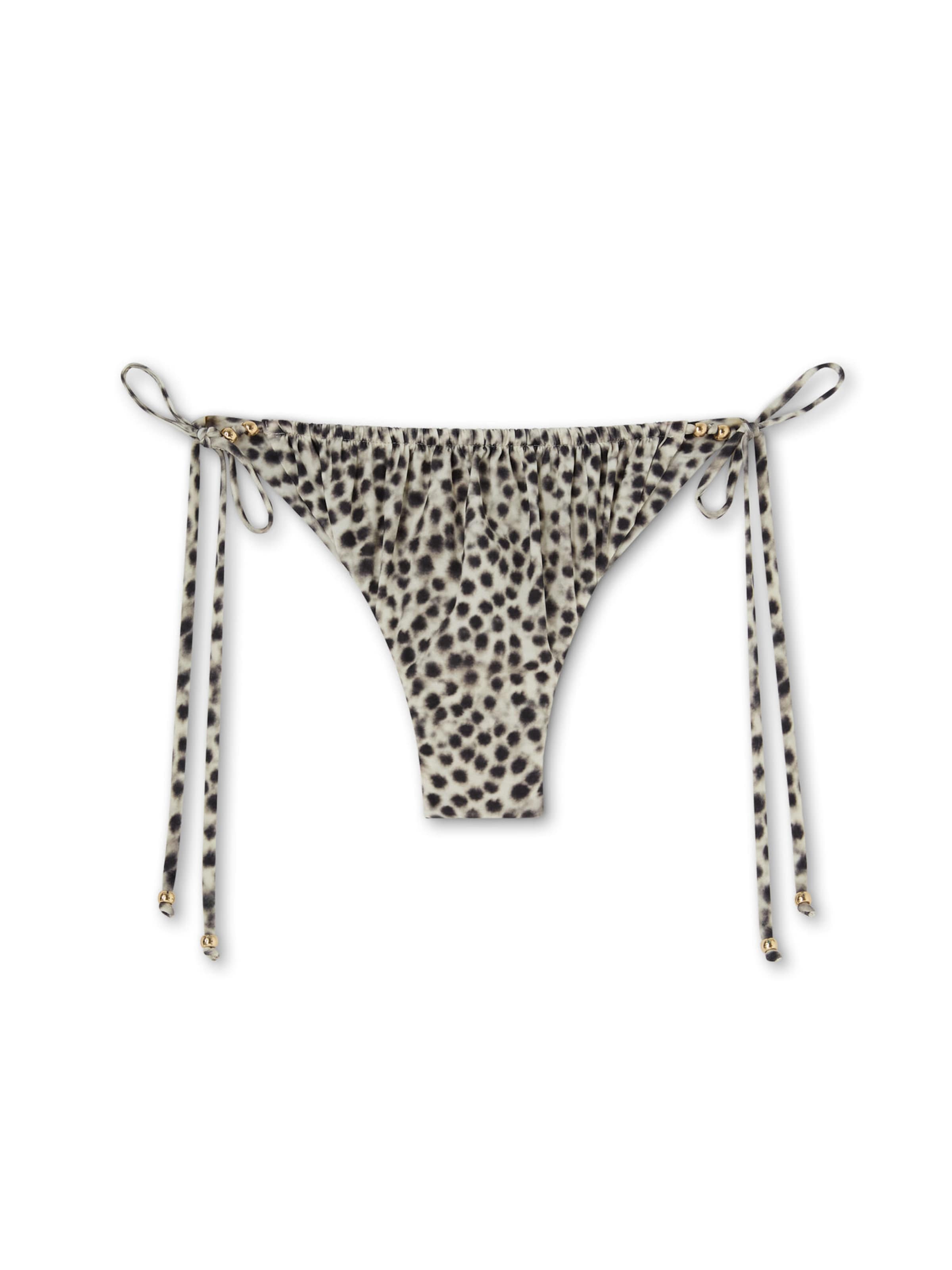 CALZEDONIA Bikini Bottoms 'Faded Dots' in Black: front