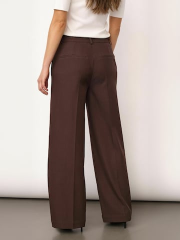 co'couture Regular Pants ' LunaCC ' in Brown