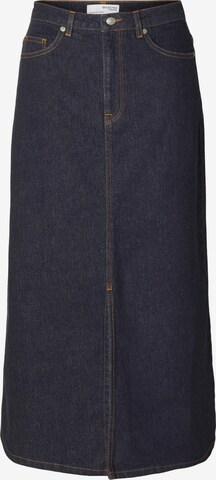 SELECTED FEMME Rok in Blauw: voorkant