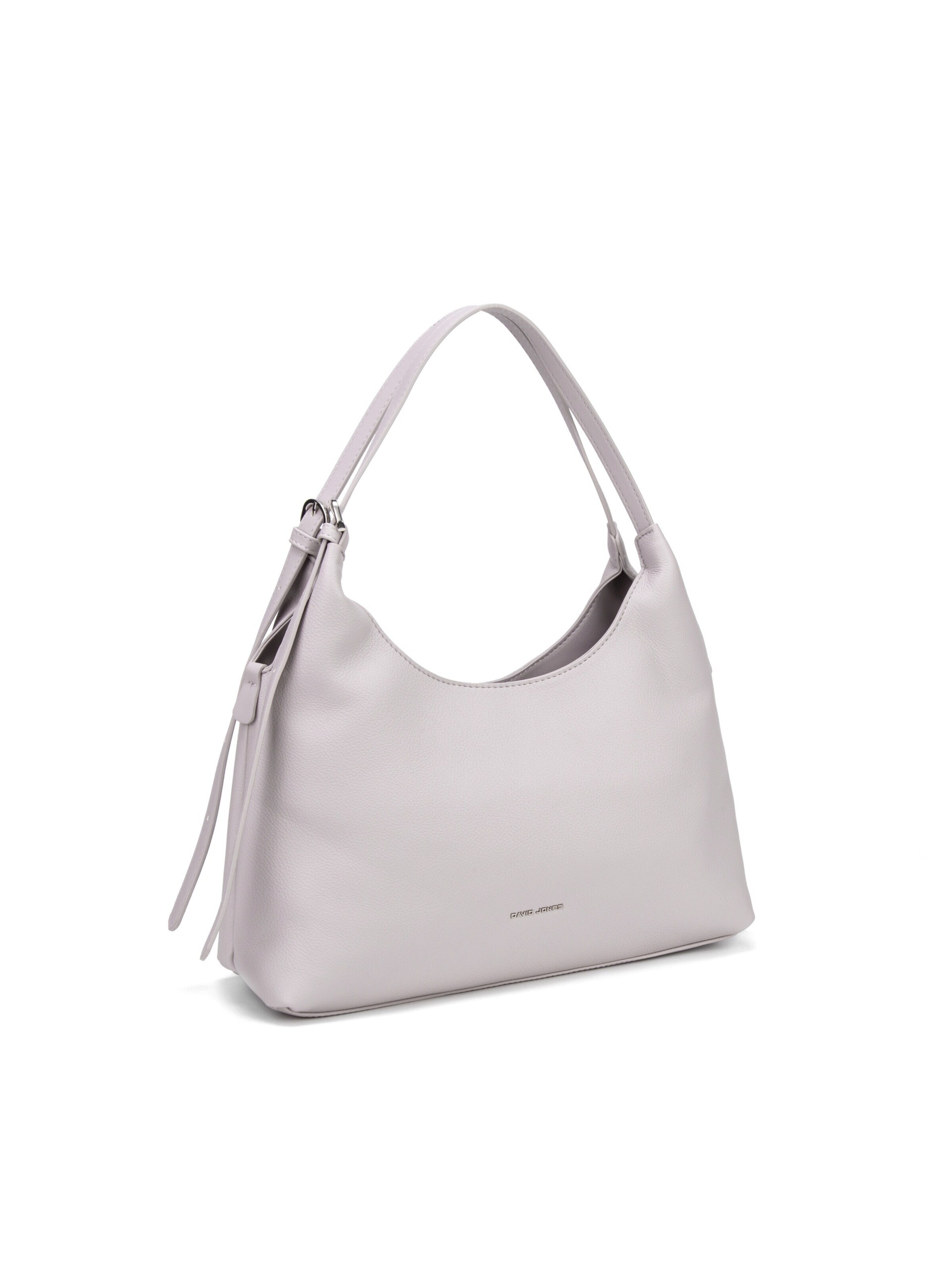 Borsa a spalla 'Borsa a Spalla Hobo David Jones Ecopelle Morbida Zip' di David Jones in lilla: frontale