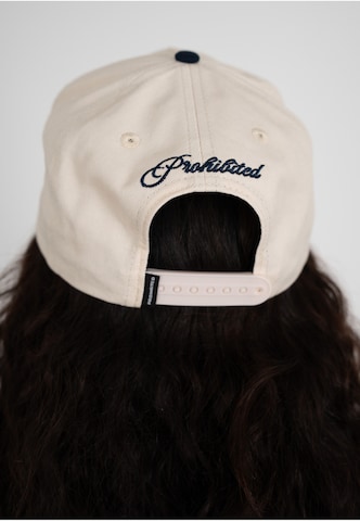 Casquette 'Sporting Goods' Prohibited en beige