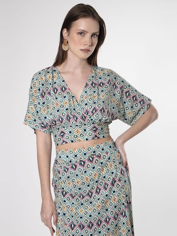 Influencer Blouse in Mixed colours: front