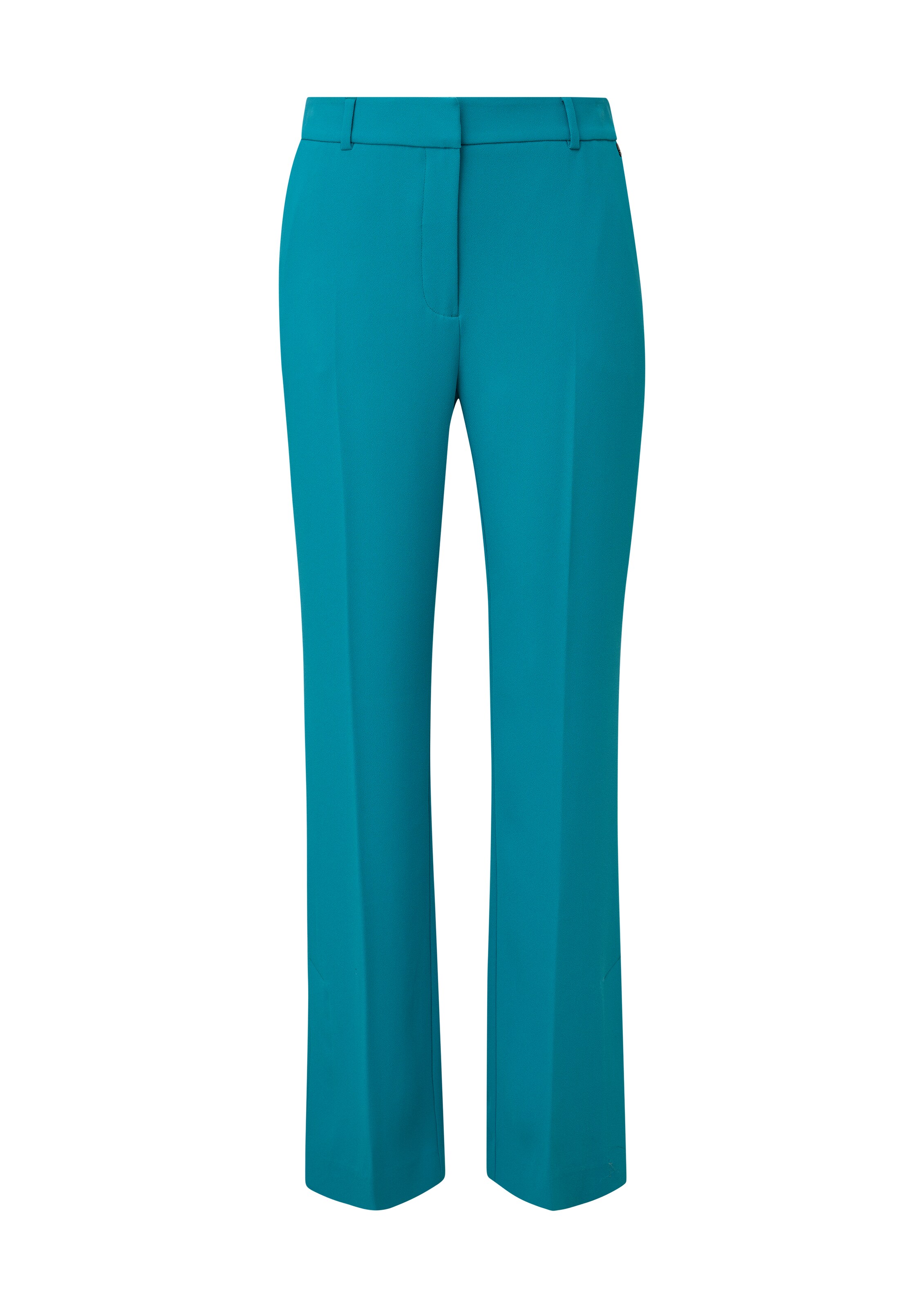 évasé Pantalon à plis COMMA en bleu : devant