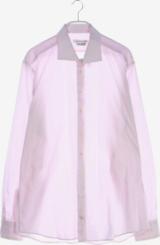 IANNALFO & SGARIGLIA Button Up Shirt in XXXL in Beige: front