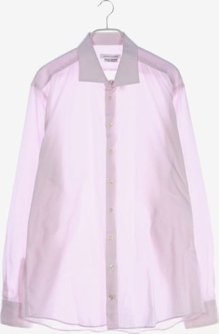 IANNALFO & SGARIGLIA Button Up Shirt in XXXL in Beige: front