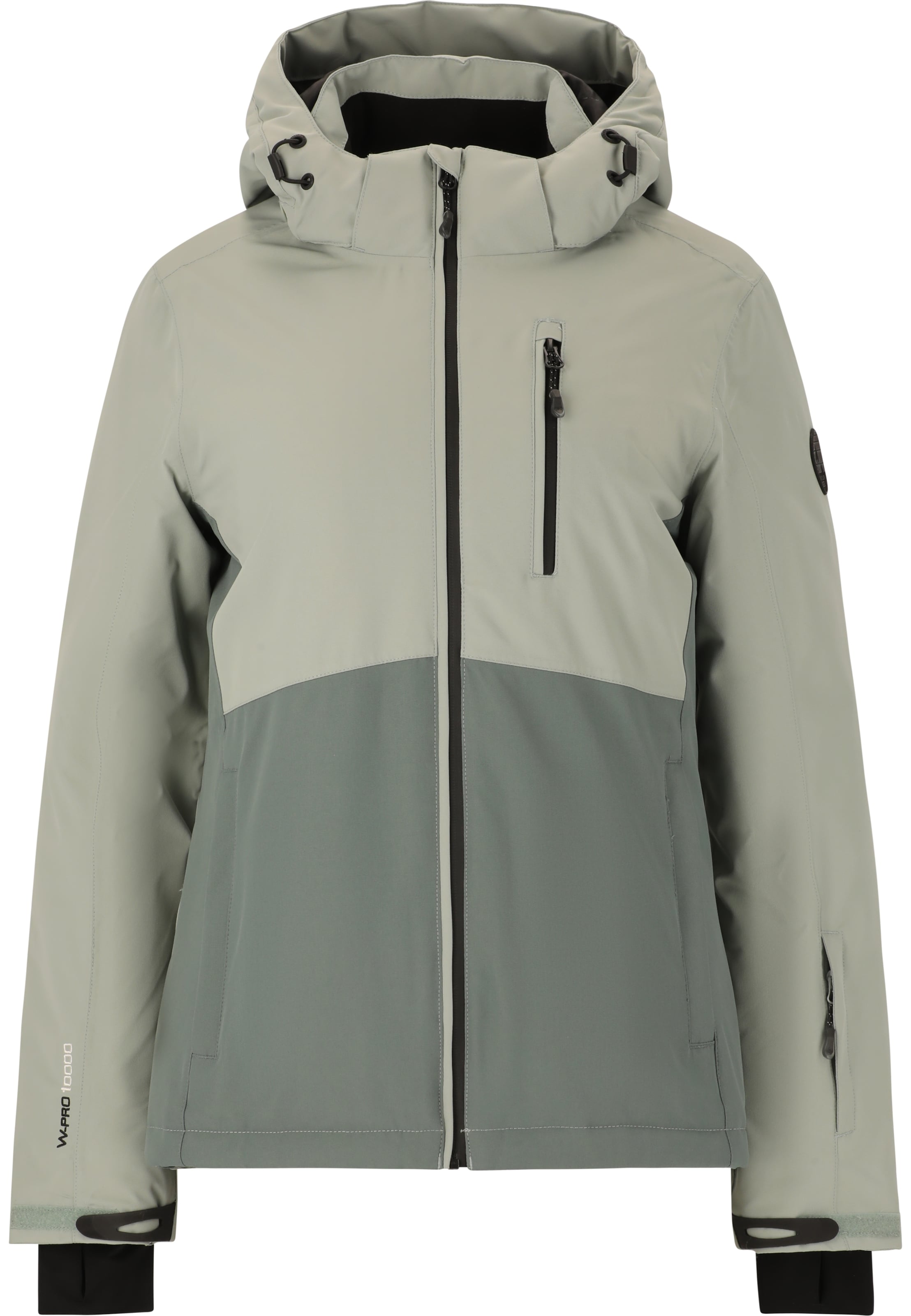 Whistler Skijacke 'Drizzle' in Grau: Vorderseite