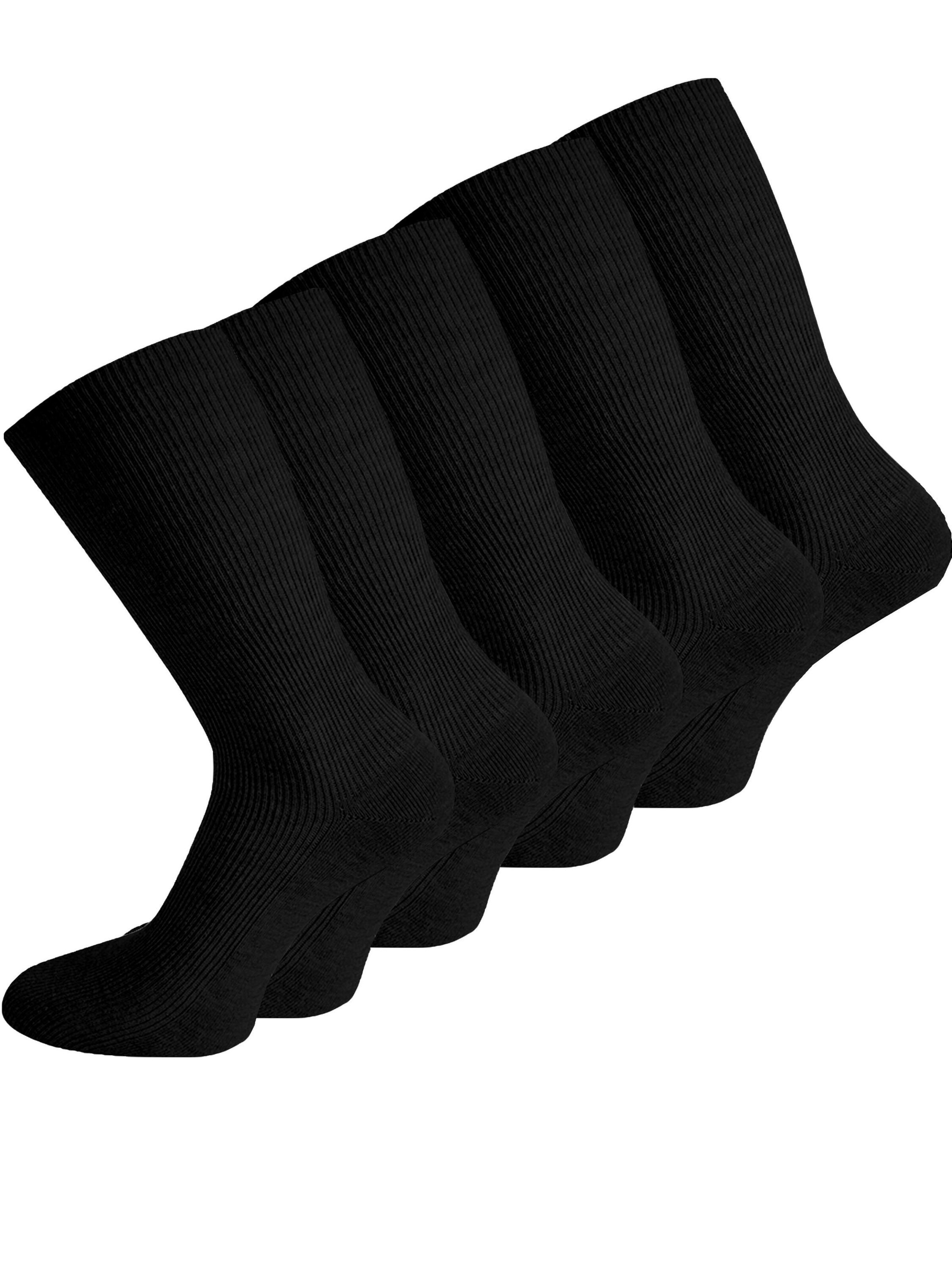 Chaussettes normani en noir : devant