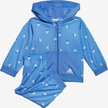 Completo per l'allenamento 'Brandlove Shiny Polyester' di ADIDAS SPORTSWEAR in blu