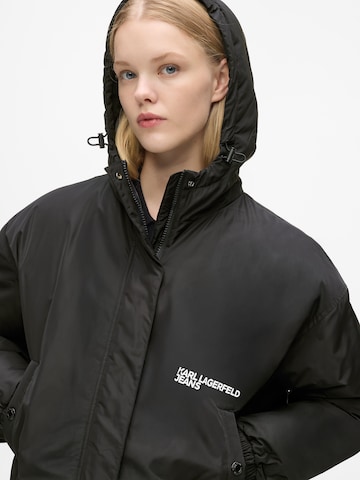 KARL LAGERFELD JEANS Prechodná bunda - Čierna