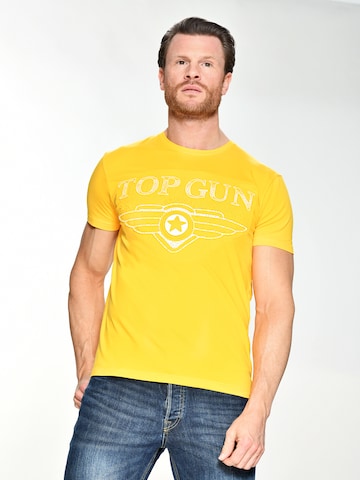 TOP GUN Shirt in Geel