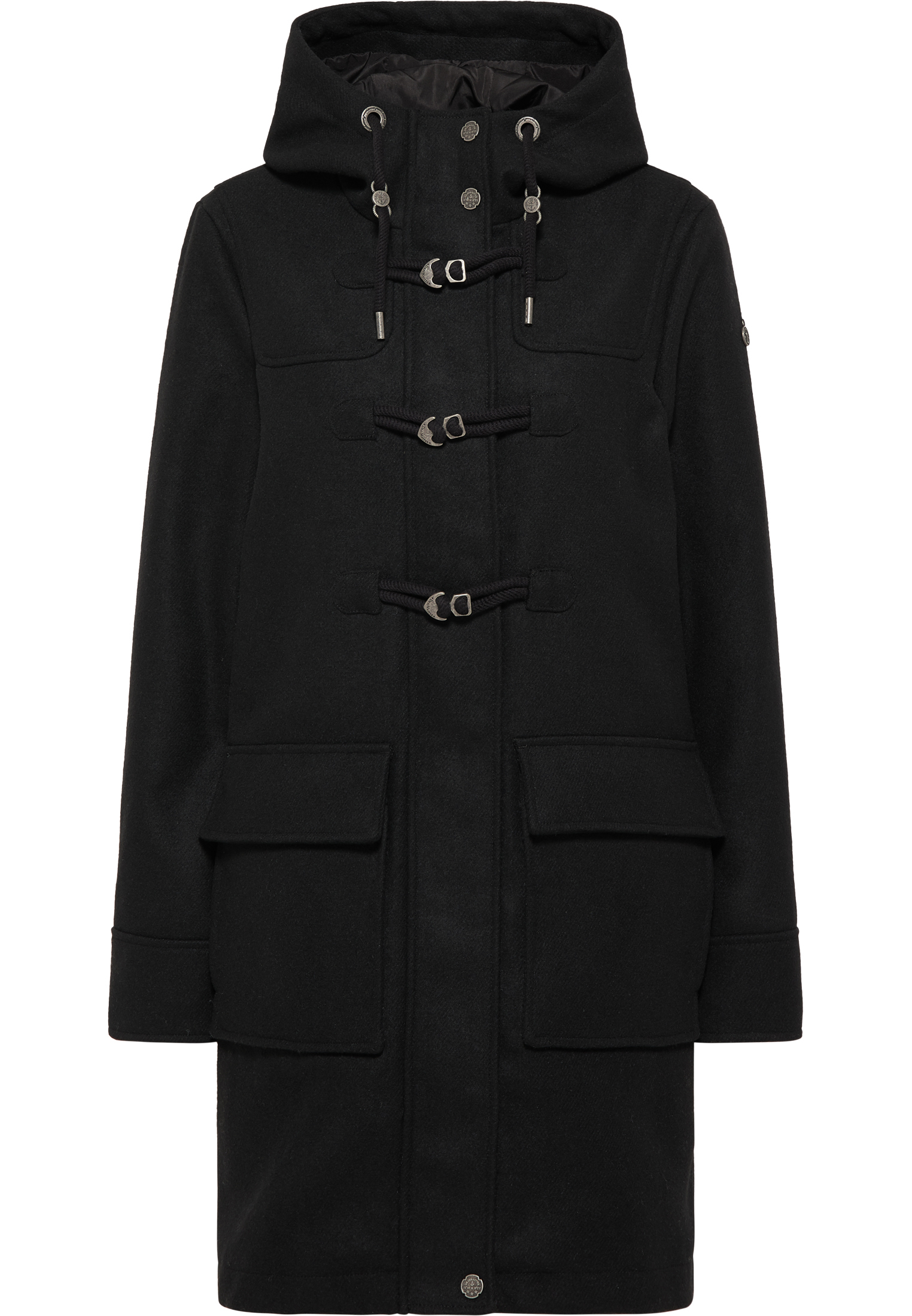 Abbigliamento Cappotti DreiMaster Vintage Cappotto di mezza stagione in Nero Abbigliamento Cappotti DreiMaster Vintage Cappotto di mezza stagione in Nero